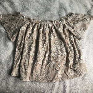 Forever 21 Suede blouse